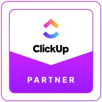 ClickUp partner badge